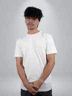 Basic Off-white Regular Fit Tee