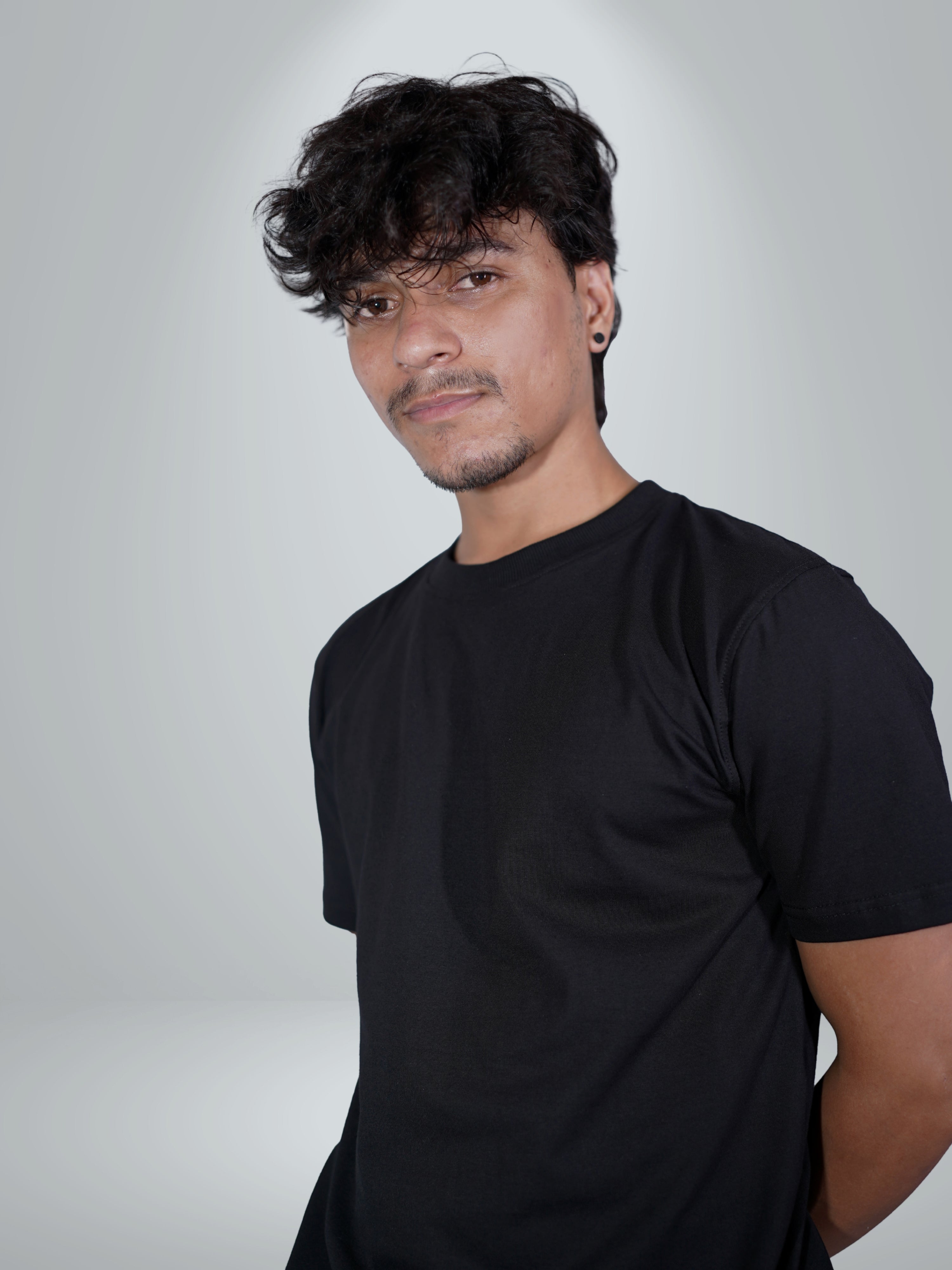 Basic Black Regular Fit Tee