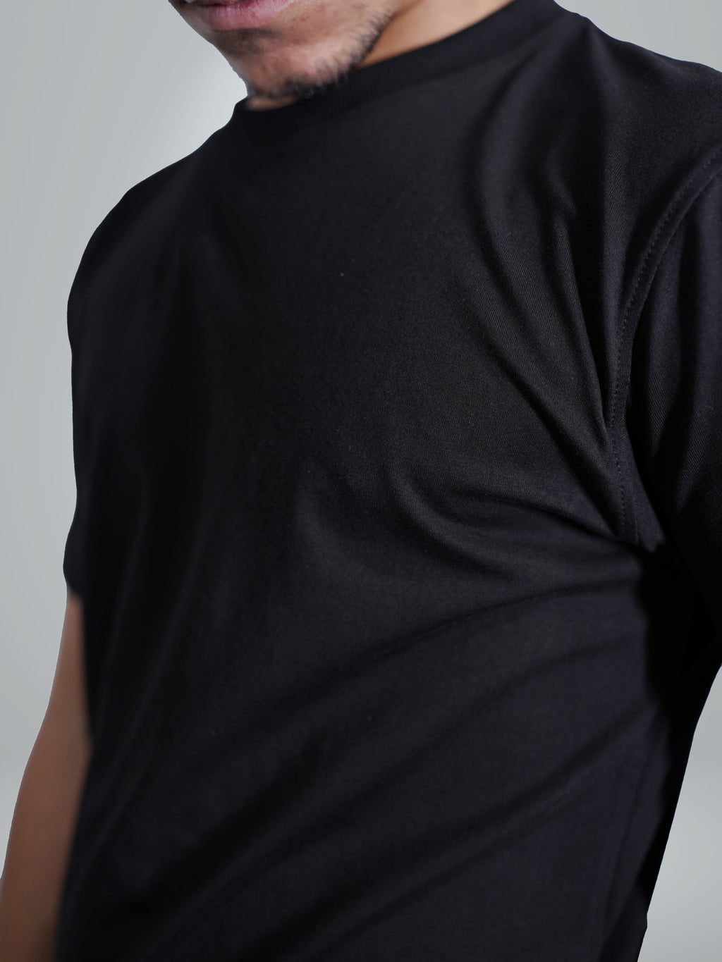 Basic Black Regular Fit Tee