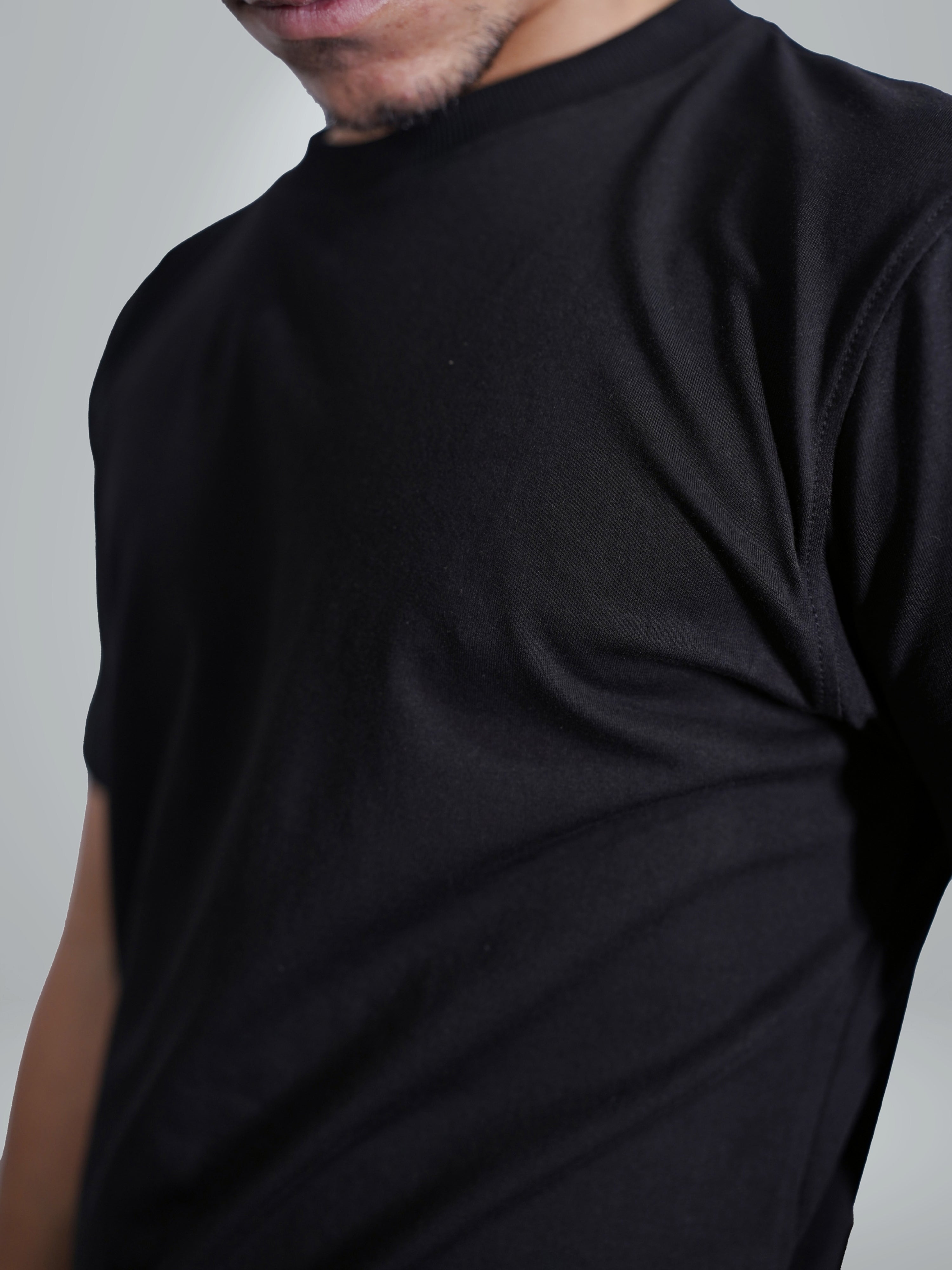 Basic Black Regular Fit Tee