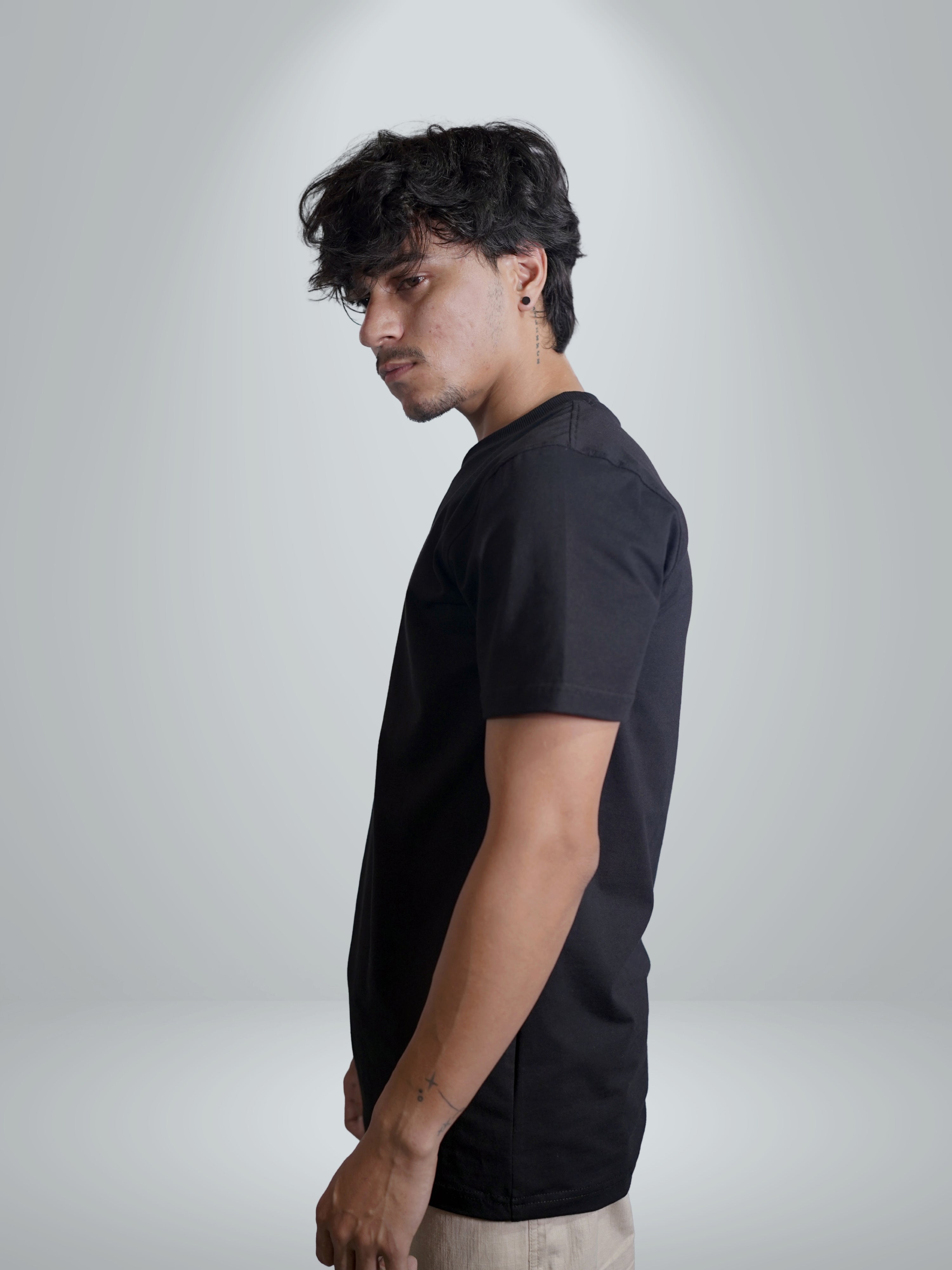 Basic Black Regular Fit Tee