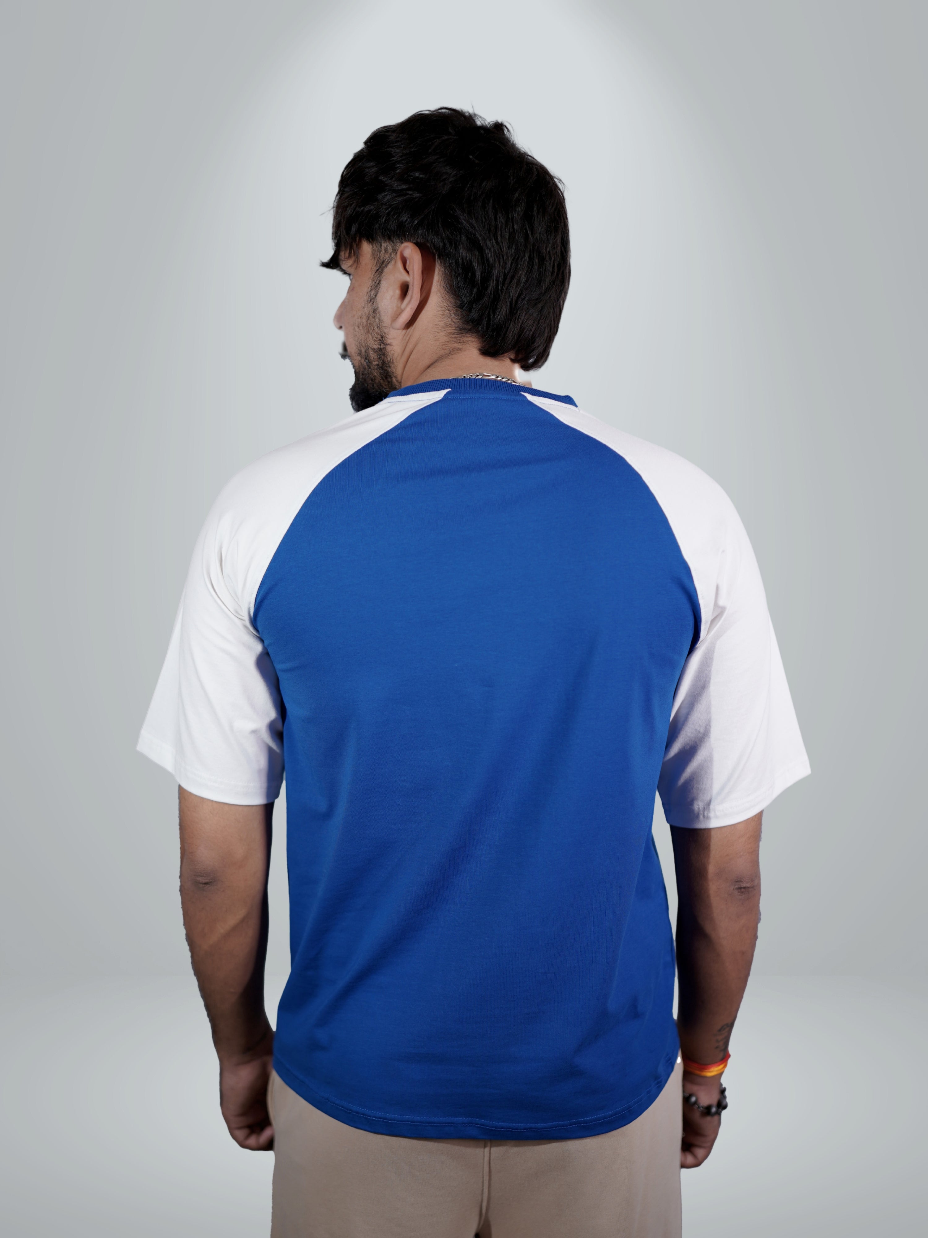 Basic Cobalt Blue Raglan Tee