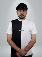 Arthloom Split White Black Dual Tee