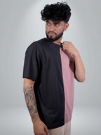 Split Matty Black Rose Dual Tee