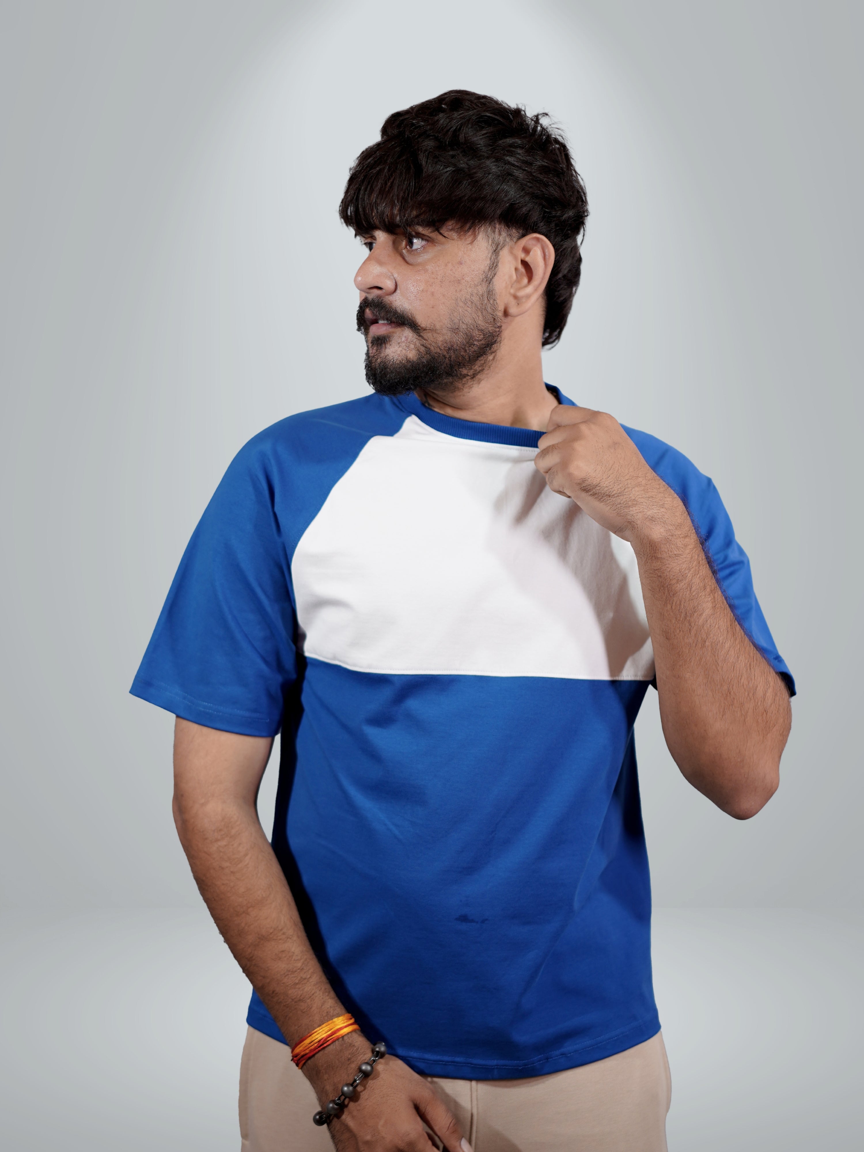 Arthloom Arena Cobalt Blue White Dual Tee