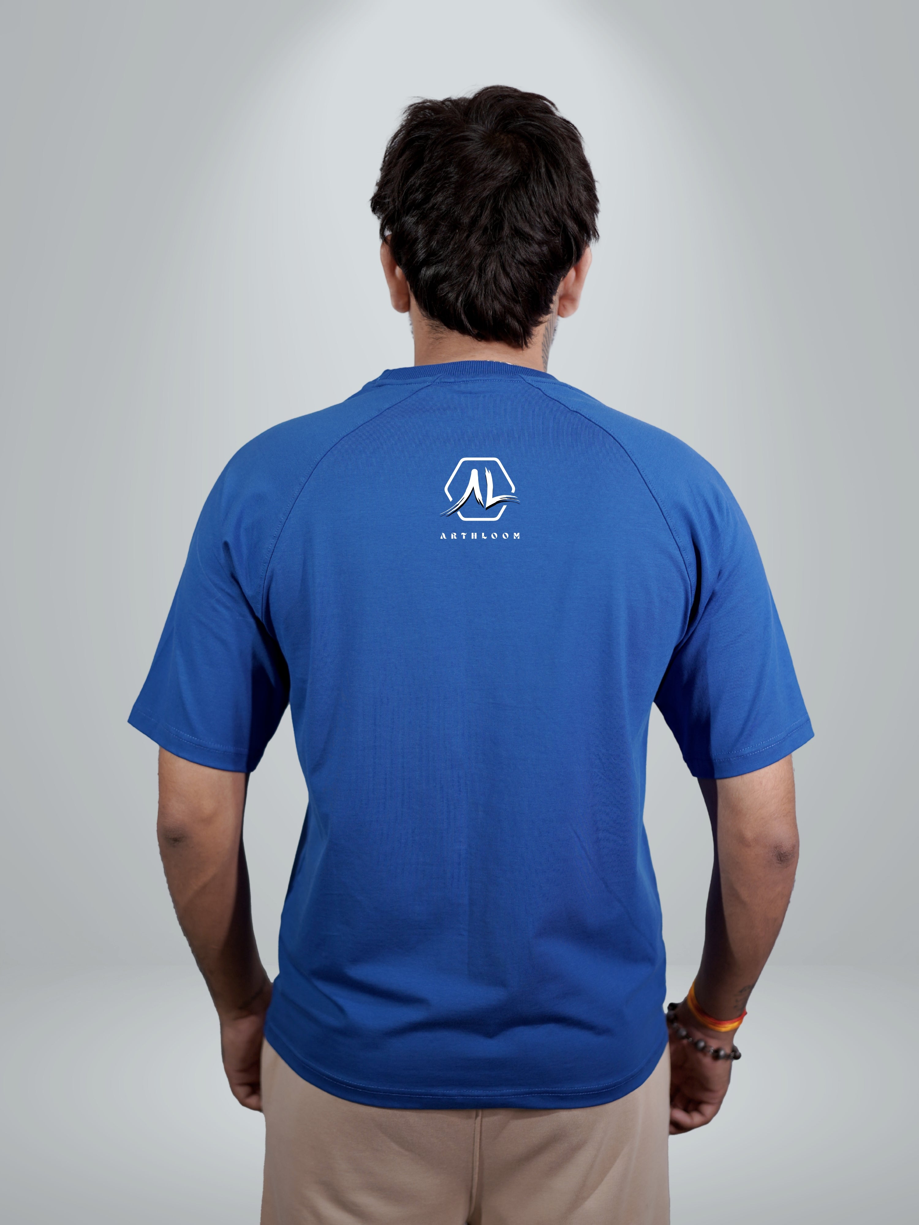 Arthloom Arena Cobalt Blue White Dual Tee